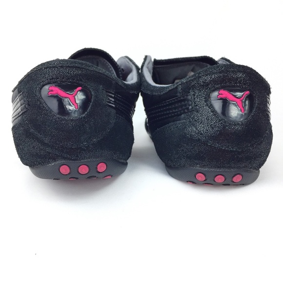 Puma Black Metallic and Vegan Leather Sneakers - Picture 5 of 8